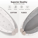 Baby Lounger - Infant Lounger Pillow for Newborn 0-24 Months, Soft, Breathable & Portable Baby Lounger Pillow for Boys & Girls, Cozy Baby Floor Seat for Home & Travel (Beige Star) by TinyTreasures Baby Boutique