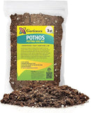 Premium Pothos Potting Soil Mix - Air Cleaning Plant Potting Mix, Soil Mix for Pothos, Parlor Palm, Peace Lily - (3 Quart Bag) by GreenHaven Gardens