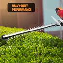 LIGO 20V Cordless Hedge Trimmer | 21" Laser-Cut Blade for Thick Branches | 2.0Ah PowerShare Battery | 4.5 lbs Ultra-Light with Low Vibration | Fast Charger Included by GreenHaven Gardens