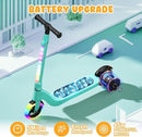 CBD Electric Scooter for Kids, 6 Mph Top Speed, Up to 5 Miles Range, 5.3" Solid Tires Wheel and Front Light, Kick Scooter Adjustable Height for Kids Age 6-12 by TinyTreasures Baby Boutique
