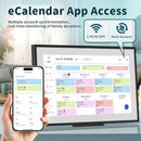 21.5 Inch Digital Calendar, WiFi Smart Electronic Calendar & Chore Chart, 1920 * 1080 IPS Touch Screen HD Display for Family Schedules, Streamline Household Organization, Wall Mount Included by TinyTreasures Baby Boutique
