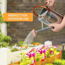 Metal Watering Can for Outdoor Plants, Galvanized Steel Watering Can with Removable spout, 1 Gallon,Perfect Home & Garden Décor Retro Zinc Hue by GreenHaven Gardens