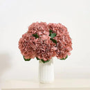 8Pcs Dusty Rose Fake Flowers Silk Hydrangea Artificial Flowers Bouquets Faux Hydrangea Stems for Home Table Centerpieces Wedding Party Decoration by CozyNest Decor