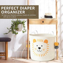 INough Toy Storage Baskets Cute Laundry Basket with Handles Dog Toy Storage Basket Durable Large Cotton Rope Storage Bins Home Organizer Solution for Office, Bedroom, Closet, Toys & Laundry (Lion) by TinyTreasures Baby Boutique