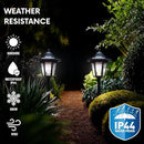 Solar Pathway Lights, 2 Pack, Waterproof LED for Outdoor Walkway, Yard, Garden, Landscape – Great Gardening Gift for Mom, Grandma, Women(Corridor Pathway Lights) by CozyNest Decor