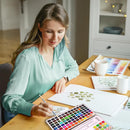 Tavolozza Fine Arts Watercolor Paint Set, 128 Colors Paint with Water Brush Pens and Drawing Pencil - Ideal for Painting, Drawing, and Art Supplies for Kids and Adults - Perfect Starter Kit by TinyTreasures Baby Boutique
