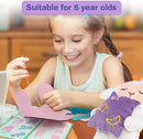 Avenir Sewing Kit for Kids Birthday Gifts for Kids Aged 6 Corduroy Fabric With Shoulder Strap Safe Needles Pre-cut Felt Easy DIY Arts and Crafts for Boys and Girls Stuff No Mess with Full Instructions by TinyTreasures Baby Boutique