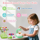 DIY Arts and Crafts Kits for Kids Ages 4-8-12 Flower Bouquet Toys Craft Kit for 4 5 6 7 8 Year Old Girls Ideas Birthday Gift,Classroom Educational Activity Toy for Toddler Kids Boys by TinyTreasures Baby Boutique