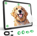 Zocelight Rechargeable A3 Light Box for tracing,Diamond Art Light Board with 4 Magnets,Wireless Light Pad for Diamond Painting,Ultra Bright Light Table for Drawing, Sketching,Animation(Black) by TinyTreasures Baby Boutique