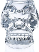 Diamond Star Glass Candle Holder Skull Halloween Tealight Candle Holder Decorative Votive Candle Holders for Home Party (clear) by CozyNest Decor