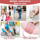 2 - in - 1 Soup Thermo for Hot Food 14oz with Snack Box Container Leak Proof Insulated Lunch Container Kids and Adults Stainless Steel Double Wall Vacuum Wide-mouth Thermal with Spoon and Handle by TinyTreasures Baby Boutique