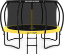 JUMPZYLLA Trampoline Outdoor 8FT 10FT 12FT 14FT 15FT 16FT with Enclosure and Ladder, ASTM Approved Recreational Trampoline for Kids and Adults, Anti-Rust Coated Frame by TinyTreasures Baby Boutique