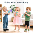 Musical Toys for 2 3 Year Old Boy Girl Birthday Gifts, 5 in 1 Montessori Musical Instruments for Toddlers 2-4 with Trumpet/Microphone/Flute/Harmonica, Preschool Learning Toys for Baby 18+ Months by TinyTreasures Baby Boutique