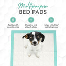 Inspire Extra Large Super Absorbent Disposable Bed Pads for Incontinence Ultra Thick and Absorbent Bed Pads Disposable Adult | Puppy Pads | Pee Pads for Adults (36" X 36" Pack of 50 W/ Adhesive) by TinyTreasures Baby Boutique