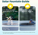 Birdfy Smart Bird Bath with Camera Solar Powered & Fountain, Dual-Lens Camera for Wildbird Watching, Auto Capture Bird Videos & Motion Detection - AI Lifetime Version by GreenHaven Gardens