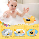 TKY Baby Bath Thermometer with Floating Toys - Digital Water & Room Temperature Monitor, Rechargeable Thermometer with Alerts for Newborn Bath Essentials, Infant Safety by TinyTreasures Baby Boutique