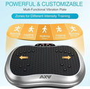 AXV Vibration Plate Exercise Machine Whole Body Workout Portable Mini Vibrate Fitness Platform Lymphatic Drainage Machine for Weight Loss Shaping Toning Wellness Home Gyms Workout (Mini) by CozyNest Decor