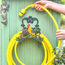 Sungmor Heavy Duty Cast Iron Hose Holder, Garden & Yard Decorative Cocks Wall Mounted Hose Butler, Water Pipe Holds, Rack, Hanger, Antique Wall Decorations by GreenHaven Gardens