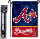 WinCraft Atlanta Garden Flag with Stand Holder by GreenHaven Gardens