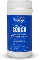 Oilogic Kids Stuffy Nose & Cough Epsom Salt Soak & Shower Soother - Made with Blended Essential Oils by TinyTreasures Baby Boutique