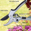 Upgraded Garden Clippers, Adjustable Germany Pruners, Work 3 Times Easier, Professional Pruning Shears, Cutting Rose, Flower, Hedge, Stem, Sharp Gardening Scissors, Arthritis Weak Hand Snips by GreenHaven Gardens