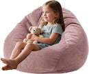 Bean Bag Chairs for Kids Chair Round Sofa Memory Foam Filling Reading Gaming Sofa for Living Room Bedroom by TinyTreasures Baby Boutique