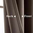 Blackout Curtains 90 Inch Length for Bedroom, Thermal Insulated Blackout Curtains 2 Panels Set, Solid Grommet Privacy Room Darkening Drapes for Living Room Windows(W52 x L90, Khaki) by CozyNest Decor