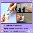 Booboo® x2 Spare Replacement Magnetic Keys Child Safety Locks for Children, Baby Proofing Your Home Cabinets and Drawers with Extra Magnet Keys (2 Pack) by TinyTreasures Baby Boutique