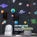 Star Projector, Galaxy Light for Bedroom, Home Planetarium with Remote Control, Realistic Starry Night Ceiling Projector - White by TinyTreasures Baby Boutique