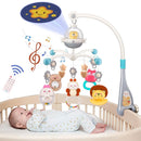 nicknack Baby Crib Mobile with Music and Light, Musical Nursery Mobile for Infants Newborn Gift 0-12 Months, Babies Bassinet Mobile with Remote Control by TinyTreasures Baby Boutique