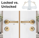 Child Proof Door Lever Lock(6 Pack) - Baby Proofing Door Handle Lock, 3M Adhesive & No DrillingNeed, Minimalist Design, Child Safety Door Handle Locks by TinyTreasures Baby Boutique