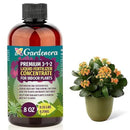 Premium Liquid Indoor Plants Fertilizer - 3-1-2 Concentrate for Indoor Plants and Flowers by Gardenera | Organic Plant Food for Indoor Plants - 8oz by GreenHaven Gardens