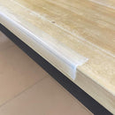 Edge Protector 100% Silicone, Baby Proofing Corners Clear Guards, Pre-Tape Adhesive Soft for Kids Safety, Child Table Cabinets Furniture Bumper (0.8x0.8in(Width), 12 Foot (Pack of 1)) by TinyTreasures Baby Boutique