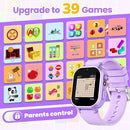 Waterproof Smart Watch for Kids Girls Ages 5-12 with 39 Games, HD Camera, Video, Music, Habit Tracking, Alarm, Pedometer, Kids Smart Watch Chrismars Birthday Gift for Girls Age 5 6 7 8(Purple) by TinyTreasures Baby Boutique