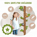 Wooden Surfboard Wall Decor Growth Chart,Tree Art Decor for Kids Room, Wood Tree Kids Sizing Chart, Height Board Cute Decor, Nursery Growth Chart Ruler Measuring Board for Boys Girls by CozyNest Decor