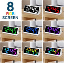 Netzu Loud Alarm Clock for Heavy Sleepers, RGB Alarm Clocks for Bedrooms Seniors Kids, Plug in Digital Clock with 5 Dimmers, 2 Alarms, 4 Volumes and Snooze (White) by TinyTreasures Baby Boutique