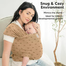 KeaBabies Baby Wrap Carrier - All in 1 Original Baby Carrier Newborn to Toddler Sling, Easy to Wear, Hands Free Bonding, Lightweight, Breathable Infant Wraps (Rainbow) by TinyTreasures Baby Boutique