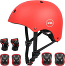 XJD Kids Bike Helmet,Multi-Sport Protective Gear Set for 3-5-8-14 Years Boys Girls with Knee and Elbow Pads Wrist Guards fit Roller Skates,Cycling,Skateboarding,Skating Scooter by TinyTreasures Baby Boutique