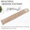Recorder Instrument for Beginner Kids Adults,8-Hole Soprano Descant Recorder Music Flute with with Cleaning Rod & Leather Case For School Student Home Entertainment(2-Carved Beige) by TinyTreasures Baby Boutique