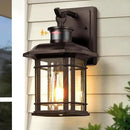 VIANIS Brown Motion Sensor Outdoor Light Fixture, Dusk to Dawn Exterior Lights for House, Waterproof, Anti-Rust Outdoor Sconce Lights for House, Doorway, Garage, Oil Rubbed Bronze by GreenHaven Gardens