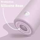 Chill Oasis Water Bottle | Compatible With Popular Flavor Cartridges | BPA Free, Leak Proof, Double-Walled Vacuum Insulated Stainless Steel, and Dishwasher Safe | Cold for 24 Hours (Lavender, 12oz) by CozyNest Decor