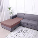 hyha Waterproof Sectional Couch Covers, Non Slip Sofa Couch Cushion Covers L Shape, Thick Stretch Jacquard Fabric, Washable Sofa Slipcovers with Elastic Bottom (1 Piece for Chaise, Camel) by CozyNest Decor