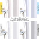 NICETOWN Greyish White Room Darkening Curtain Panels - Window Treatment Thermal Insulated Grommet Room Darkening Curtains/Drapes for Bedroom (2 Panels, 52 by 63, Greyish White) by TinyTreasures Baby Boutique
