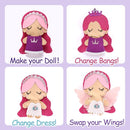 Cymbana Princess Felt Craft Kit for Girls Beginner Sewing Kit, Arts and Crafts for Kids Ages 8-12 Make Your Own Fashion Designer Kits by TinyTreasures Baby Boutique