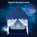 Kids Play Tent Playhouse Indoor Tent for Kids Boys Toddler, Large Castle Play House Bed Tents Spaceship Outer Space Rocket Blue by TinyTreasures Baby Boutique