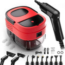 Steam Cleaner, 2500w Steamer for Cleaning, 3-Garde Adjustable Handle, 1.6L Water Tank, Steam Cleaner for Home, Fast Heat Handheld Steam Cleaner, Handheld Steamer for Car, Furniture, Kitchen, Bathroom by TinyTreasures Baby Boutique
