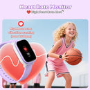 Smart Watch for Kids Girls Boys No APP/Phone Needed, 1.8" IP68 Waterproof Sport Kids Watch Pedometer, Heart Rate, Sleep Monitor, Step Counter, 12 Puzzle Games for Girls Boys Teens 6-16 by TinyTreasures Baby Boutique