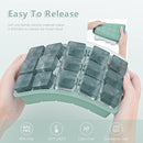 Silicone Ice Cube Tray 3 Pack, HANCELANT Ice Cube Mold, Ice Trays for Freezer with Lid for Whiskey, Baby Food, BPA Free, Easy Release by TinyTreasures Baby Boutique