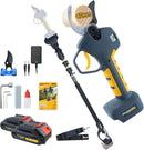 2-in-1 Brushless Pole Pruning Shear, 40mm Professional Cordless Pruners with Extension 1.6 Inches Compatible with Makita 18V Batteries Electric Tree Pruner 4000mAh Battery Secateurs by GreenHaven Gardens