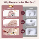 Momcozy Original Nursing Pillow for Breastfeeding-Pioneering Safety Fence- Wider Feeding Pillows for More Support for Mom & Baby- Easier Nursing & Hand Free- Fit for All, Removable Cotton Cover by TinyTreasures Baby Boutique